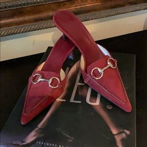 Gucci Suede Mules